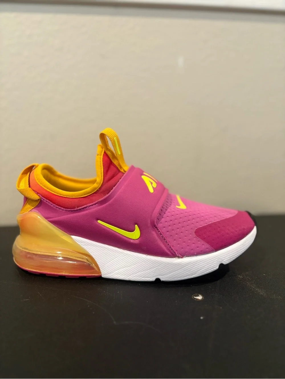 Nike Air Max 270 Extreme SE GS Shoes Youth Kids Size 2.5Y Fuchsia~CN8279-600